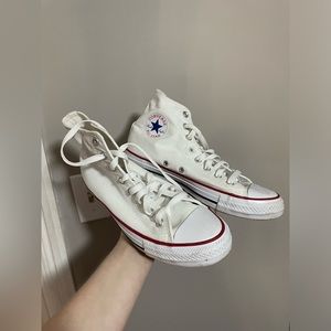 Converse high top white
